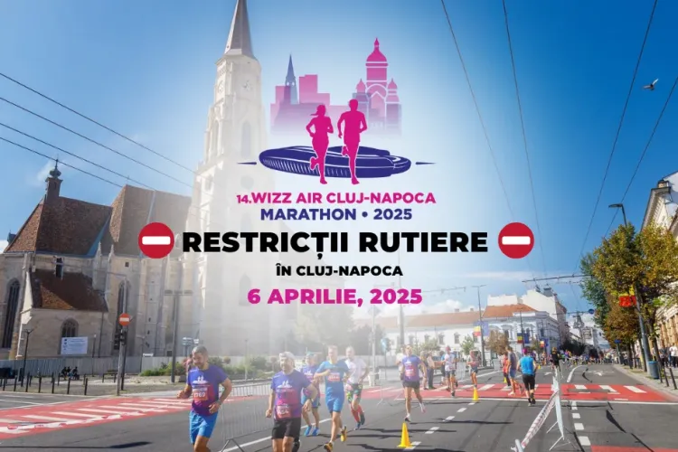 Wizz Air Cluj-Napoca Marathon revine! Iată care sunt restricțiile de circulație - FOTO