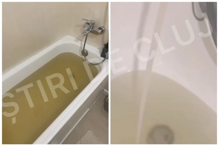 Cluj: Compania de Apă Someș își cere scuze de la clujeni pentru apa ,,de coșmar” de la robinet! Deși are o culoare neplăcută, apa rămâne potabilă VIDEO