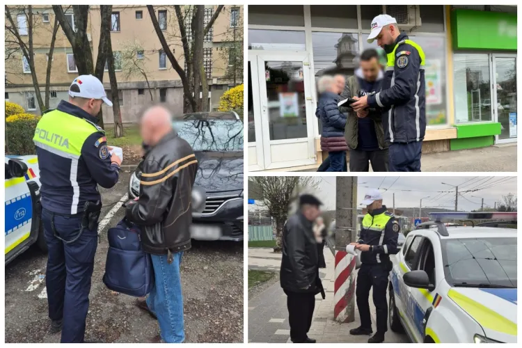 Pietonii din Cluj, luați în vizor de polițiști! N-au scăpat nici șoferii. S-au împărțit peste 1000 de amenzi - FOTO 