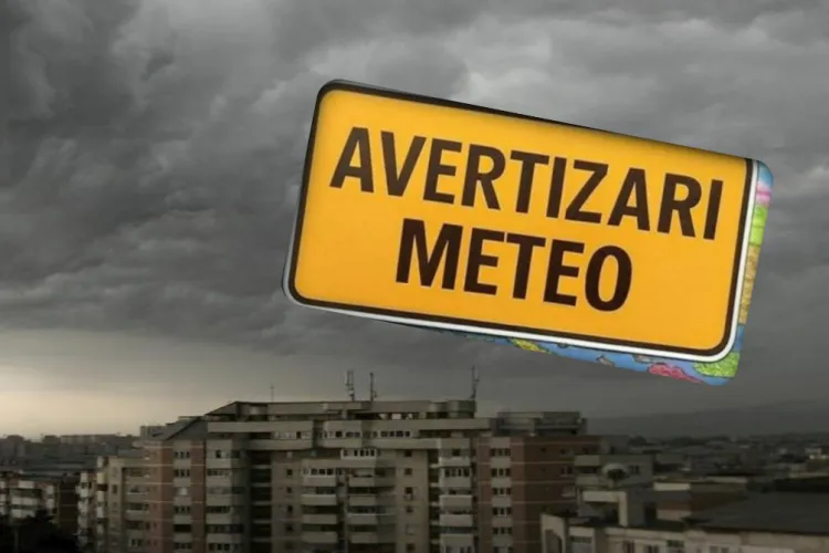 Avertizare meteo: Vreme severă la Cluj precipitații, lapoviță, vânt puternic și risc de îngheț la sol. Când revine vremea bună la Cluj