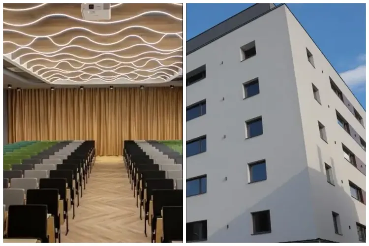 Un hotel de 5 stele din Cluj-Napoca a devenit facultate. Cum arată clădirea ultra-modernă VIDEO