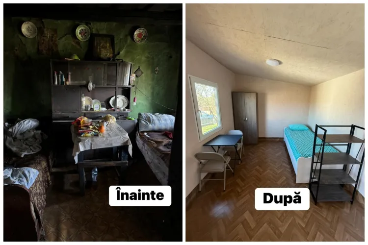 Cluj: Casa lui Nea Filip e aproape gata! Clujenii cu inimă mare i-au oferit un strop de alinare: ,,Bătrânelul nostru are 82 de ani și este singur