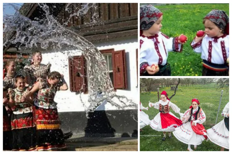 Obiceiuri păstrate cu sfințenie în a doua zi de Paște: De ce ciocnim ouăle invers astăzi/ Mergeți la stropit :)