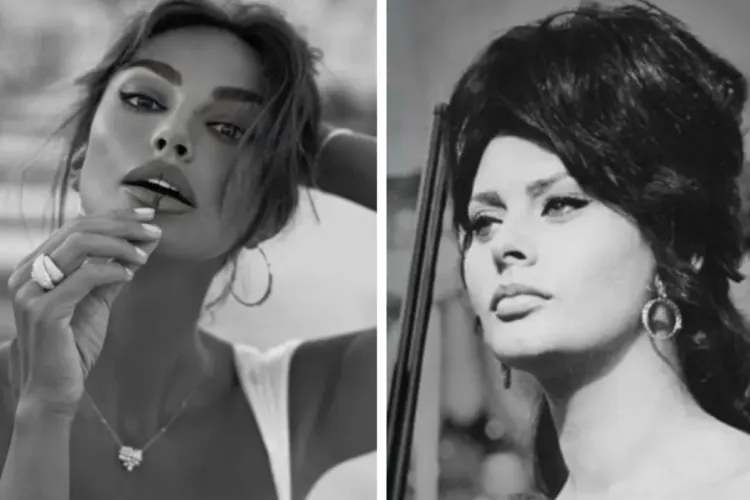 Mădălina Ghenea, asemănare izbitoare cu Sophia Loren, în tinerețe. Românca și-a etalat de Paște formele apetisante care aduc aminte de celebra actriță FOTO