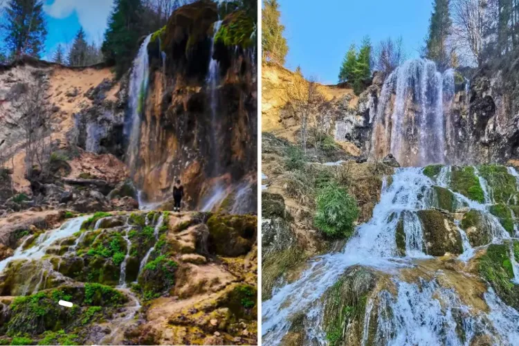 Bijuteria Munților Apuseni: Cascada care te duce cu gândul la Bali, la numai două ore de Cluj / Ține ascunsă o legendă veche de secole FOTO