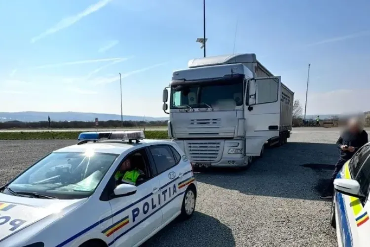 Amenzi de peste 250.000 de lei pentru transportatorii din Cluj! Cu ce i-au prins polițiștii clujeni - FOTO 