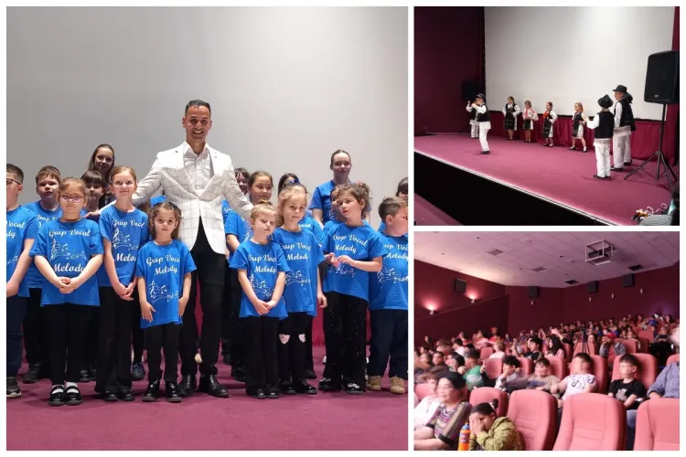 Spectacol caritabil pentru copiii din centrele de plasament din Cluj! Au primit o mică bucurie de Paște FOTO VIDEO