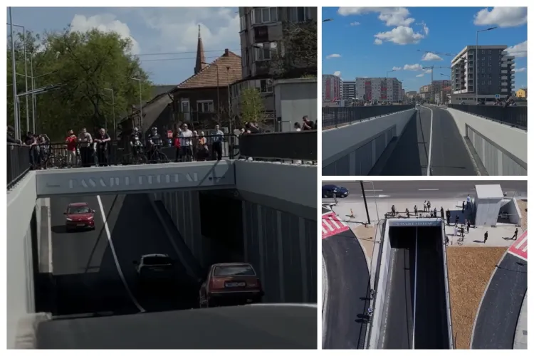 VIDEO Clujul poate să ia lecții: Un nou pasaj rutier a fost inaugurat cu aproape un an înainte de termen, ghiciți voi unde! A fost cadou de Paște
