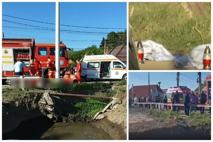 Cum s-a produs TRAGEDIA care a șocat Clujul? Pompierii au încercat din răsputeri să salveze doi copilași înecați într-o groapă, însă totul a fost în zadar 