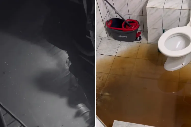 Criză majoră în Cluj! Casele oamenilor s-au umplut de dejecții, după ce au cedat canalizările: „Ne intră rahatul în case” VIDEO