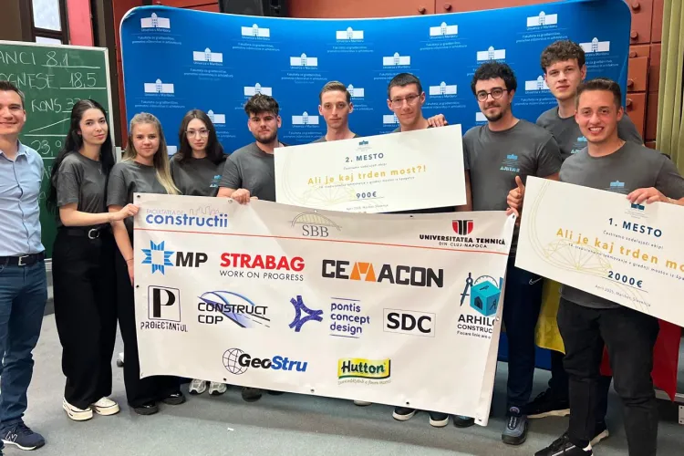Studenții din cadrul Universității Tehnice din Cluj au obținut o dublă victorie la o competiție internațională în Slovenia! Merg la mondiale  FOTO 