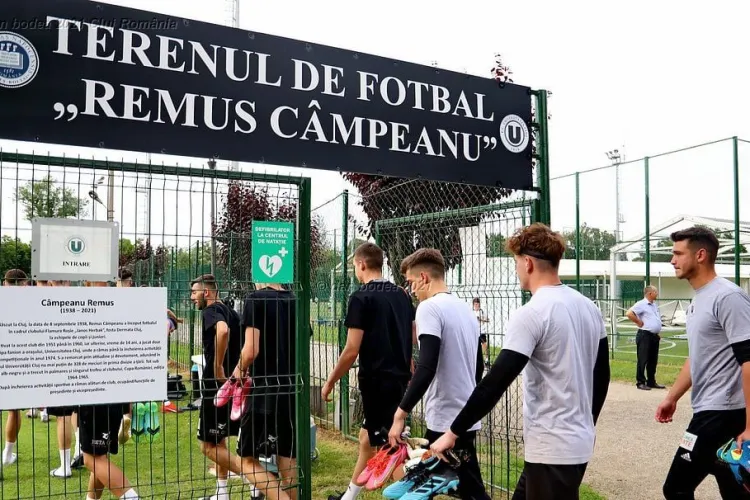 Universitatea Cluj intră în liga mare: Teren de fotbal premium cu tehnologie smart pentru pregătire de top!