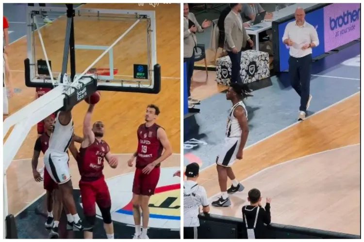 U BT a zdrobit RAPID în primul meci din play-off. Slam dunk-ul de SENZAȚIE al lui Adam Mokoka rezumă foarte bine acest meci VIDEO