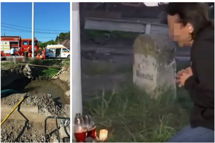 VIDEO Filmul tragediei morții celor doi frațiori înecați într-o groapă din Cluj. Acuzații grave: „E acolo de un an de zile. O tragedie era inevitabilă” 