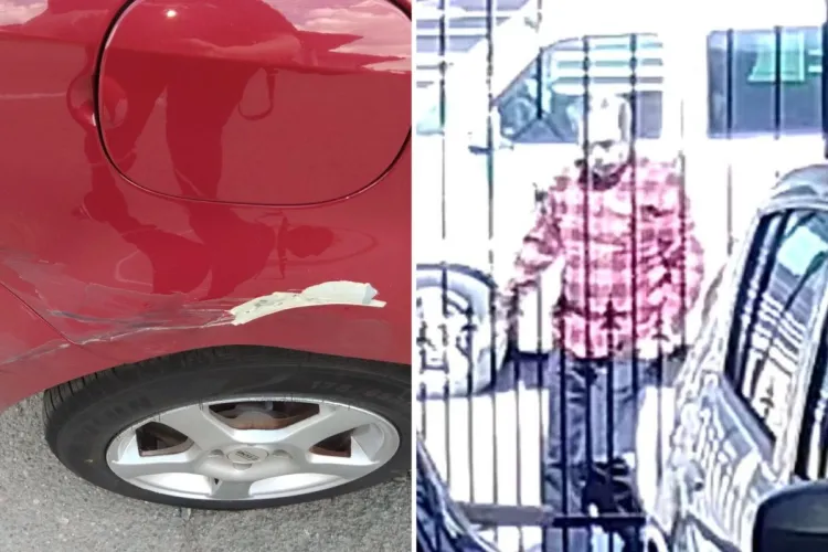 A lovit și a fugit! Un șofer din Cluj a avariat o mașină, a coborât să-și admire „opera”, apoi a dispărut fără urmă. Proprietarul îl caută cu disperare