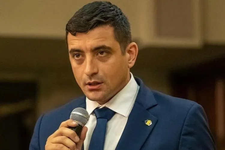 SURPRIZĂ! George Simion s-a retras de la dezbaterea televizată a candidaților. Cum a motivat și de ce s-a dus totuși să-i dea flori Elenei Lasconi