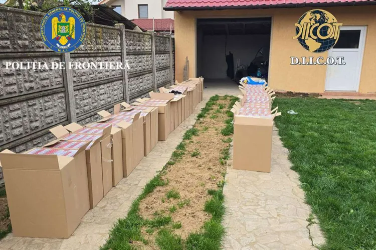 Lovitură de proporții pentru contrabandiști! Poliția a descoperit peste 16 milioane de țigarete și jumătate de tonă de tutun în numai 3 luni