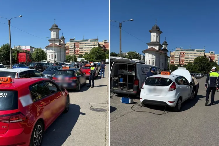 Instructorii auto din Cluj, trași pe dreapta! Mașinile școlilor de șoferi, pline de probleme tehnice / S-au dat amenzi de mii de lei FOTO