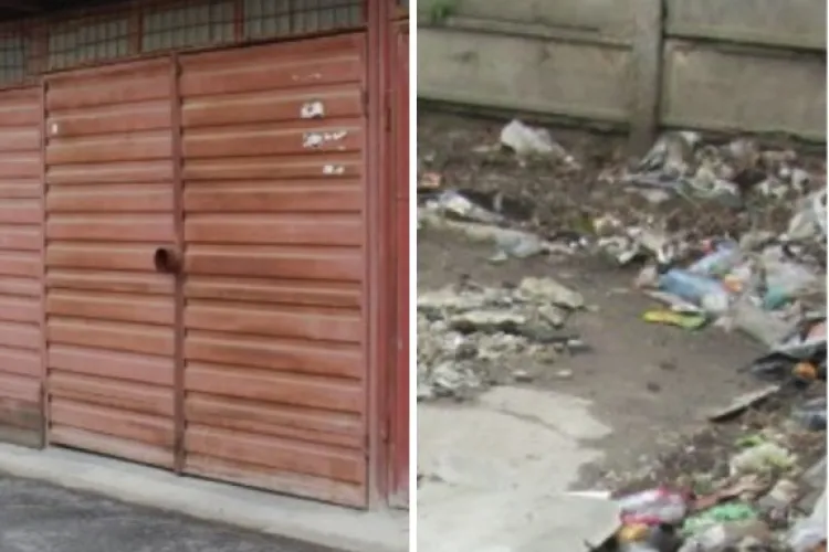 Cluj-Napoca: Zona garajelor, sufocată de mizerie! Clujenii, revoltați: „Când vor fi desființate?” 