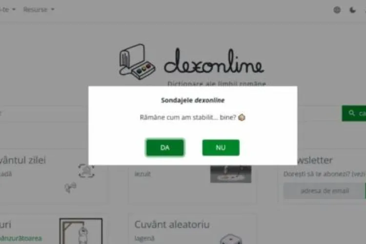 Campania electorală ia o turnură neașteptată -competiția se mută de la TV în dicționare . De ce a șters BEC „sondajul” de pe dexonline