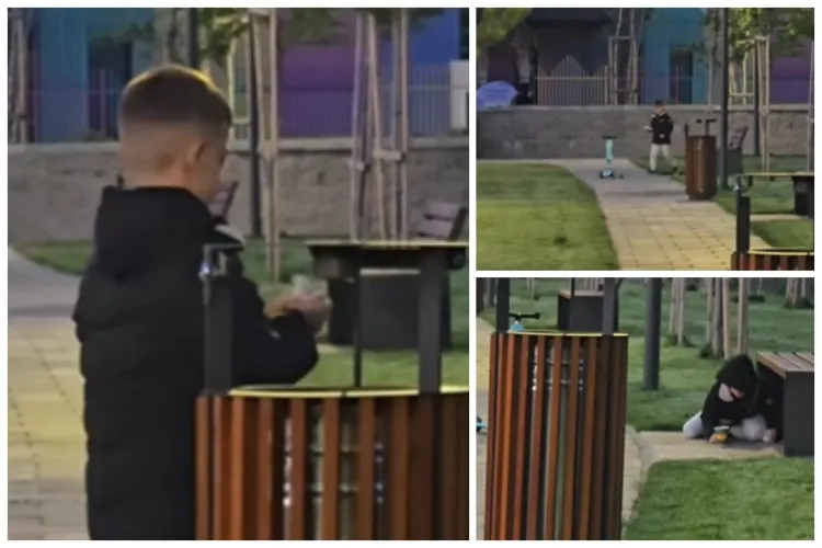 Cluj: Lecție de bun-simț! Gestul unui copilaș i-a impresionat pe clujeni: ,,N-a fost trimis de nimeni, nu i-a spus nimeni ce să facă” VIDEO 