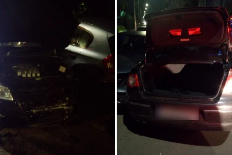 Cluj: Accident în toiul nopții! Șase mașini distruse, iar un tânăr de 20 de ani a ajuns la spital