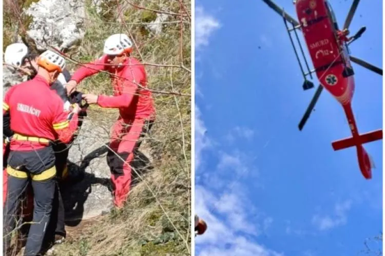 Operațiune dramatică de salvare a trei persoane blocate în munți! Salvamontiștii intervin de urgență