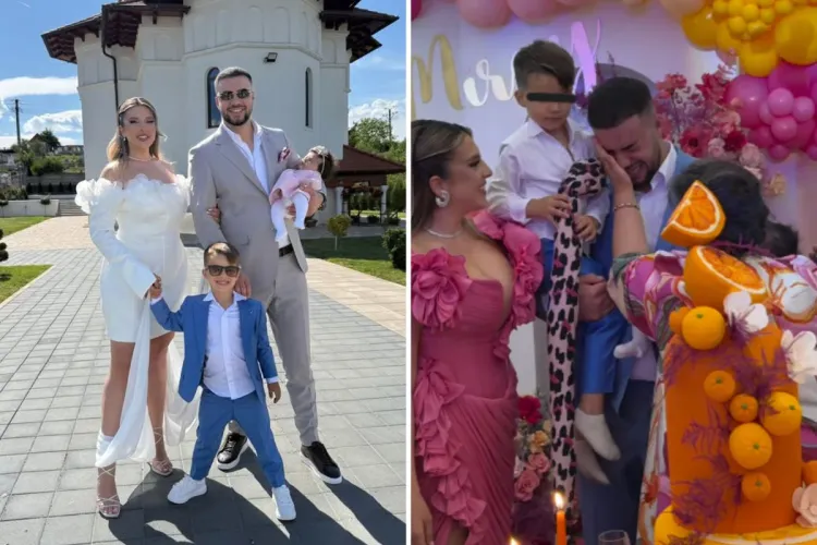 Spectacol de vis la botezul fiicei lui Culiță Sterp! Micuța Miray, sărbătorită regește într-un decor de basm. Artistul a izbucnit în lacrimi FOTO/VIDEO