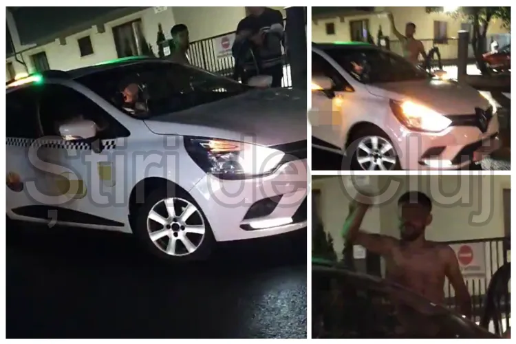 VIDEO EXCLUSIV Bătaie cu cuțite în Florești: Taximetriști clujeni atacați mișelește de indivizi violenți, ce au tăbărât peste ei în mașini/Cauza: Drogurile