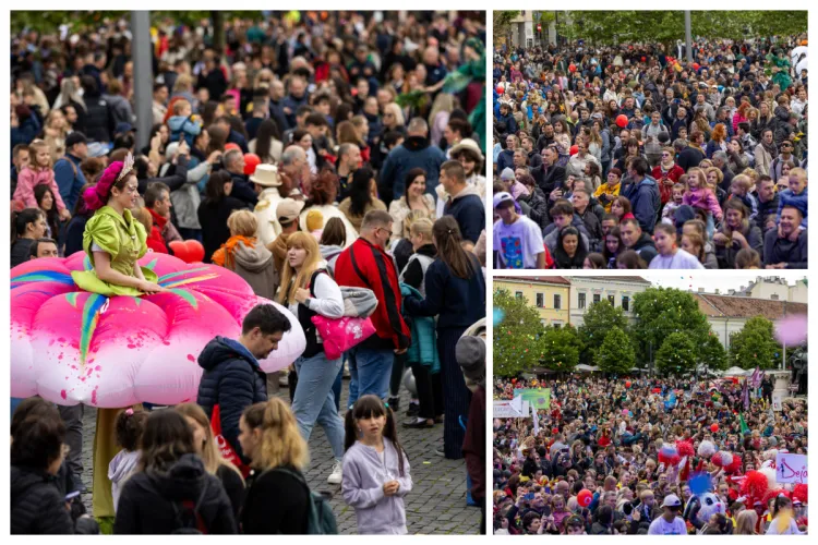 Peste 100.000 de oameni ieri la Zilele Clujului: Paradă, concerte, spectacol-record național cu 400 de drone au fost momentele senzaționale VIDEO