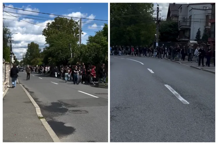 „Marș la vot”: Studenții clujeni au pornit din Observator spre secțiile de votare, într-o acțiune de mobilizare civică fără precedent VIDEO