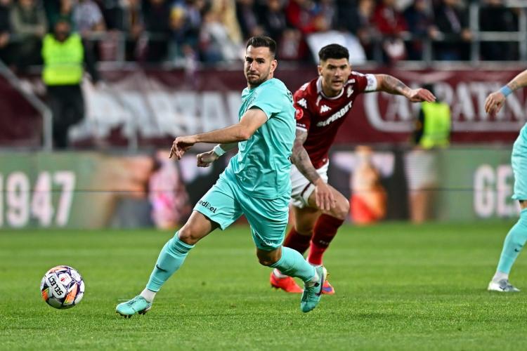 CFR Cluj s-a „distrat” cu Rapid la București. Meciul a reprezentat retragerea emoționantă a unui fost căpitan al echipei naționale VIDEO