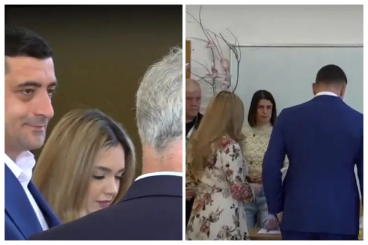 Gesturi surprinzătoare la vot ale lui George Simion și soția sa Ilinca. Cum au reușit cei doi să îi uimească pe cei prezenți 