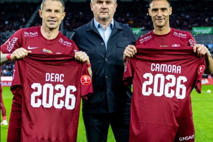 Legendele de la CFR Cluj nu pleacă! Deac și Camora rămân la echipa din Gruia pentru încă un sezon: „Echipa va rămâne casa voastră”