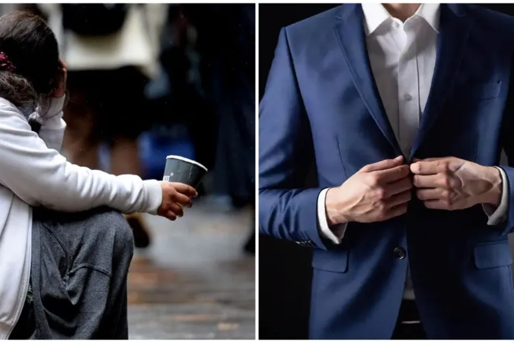 Comportament straniu în Cluj! Două cerșetoare și un bărbat la costum ridică semne de întrebare: „Domnul arată foarte dubios”