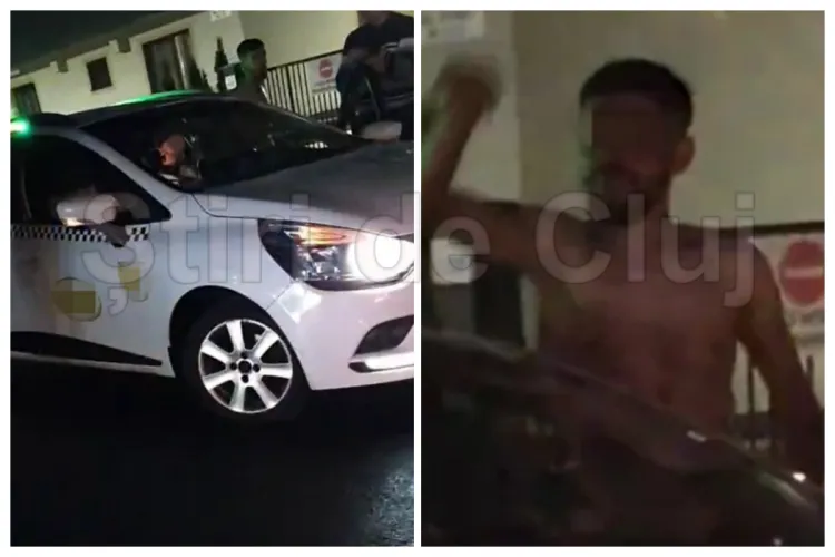 Anchetă în cazul bătăii cu cuțite din Florești: Taximetriști clujeni au fost atacați în mașini de indivizi violenți. Unul ar fi avut cuțit! VIDEO CU ATACUL