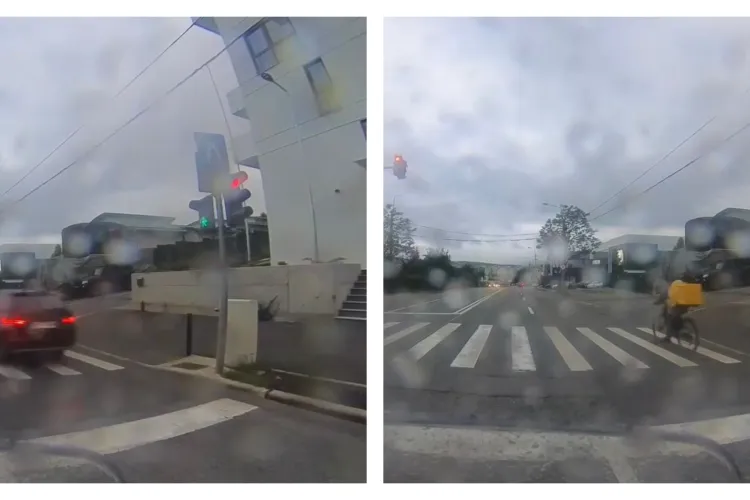 Șofer și bicicliști se iau la întrecere care încalcă mai multe reguli de circulație în Cluj: „Trei dintr-o lovitură în doar câteva secunde” VIDEO