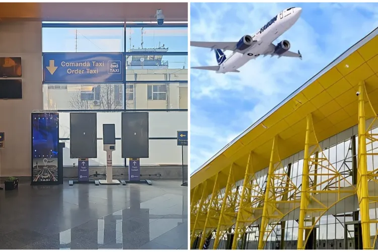 Taximetriștii din Cluj, nervoși pe Boc: „Totul e la foarfeca lui Boc. Nu a tăiat panglica”! De aia nu merge sistemul de comandă de taxi de la Aeroport