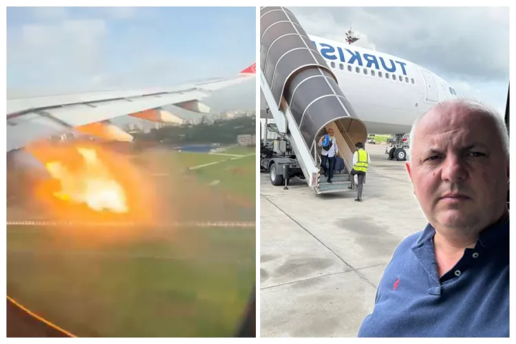 Un politician din Cluj a trăit azi un zbor de coșmar: „Motorul avionului a luat foc în aer. O oră de teroare în aer!” VIDEO