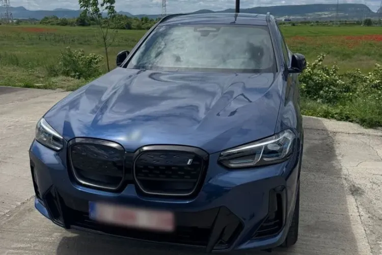 BMW de 60 000 de euro furat din Belgia, găsit la Cluj VIDEO FOTO