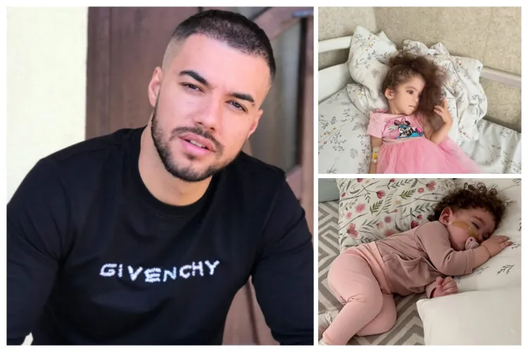 Culiță Sterp, înger salvator pentru două fetițe. Una are 32 de diagnostice crunte: „Ai mutat munții. S-au strâns peste 100.000 de euro. Într-o singură zi”