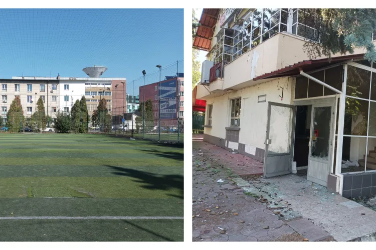 O bază sportivă cu tradiție din Cluj, abandonată, e în paragină totală. Activiștii:„Câți bani a încasat Primăria de la cei ce au gestionat deficitar baza?”