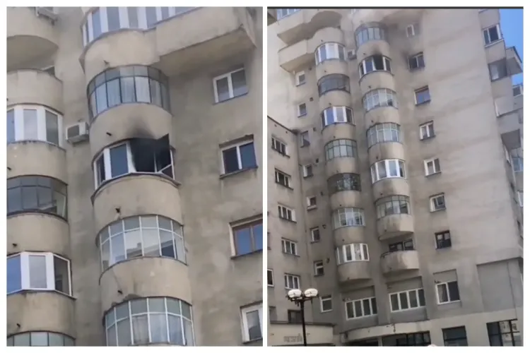 VIDEO Incendiu într-un apartament din Cluj! Fumul a umplut locuința, cauza posibilă: acumulatori lăsați la încărcat 