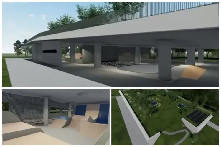 Cel mai modern skatepark de interior din țară, în valoare de 7 milioane de euro, va fi construit la Cluj! Cum va arăta SIMULARE VIDEO
