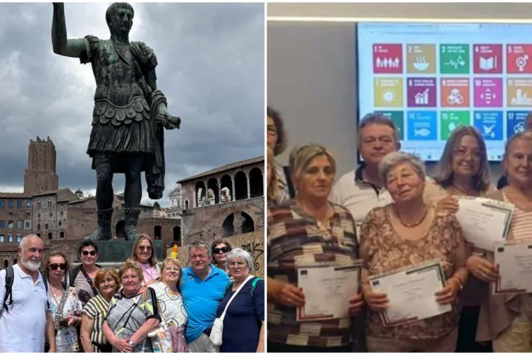 Uniunea Europeană investește miliarde de euro în alfabetizare digitală. 18 pensionari din Cluj au plecat la Roma pentru a învăța să folosească internetul