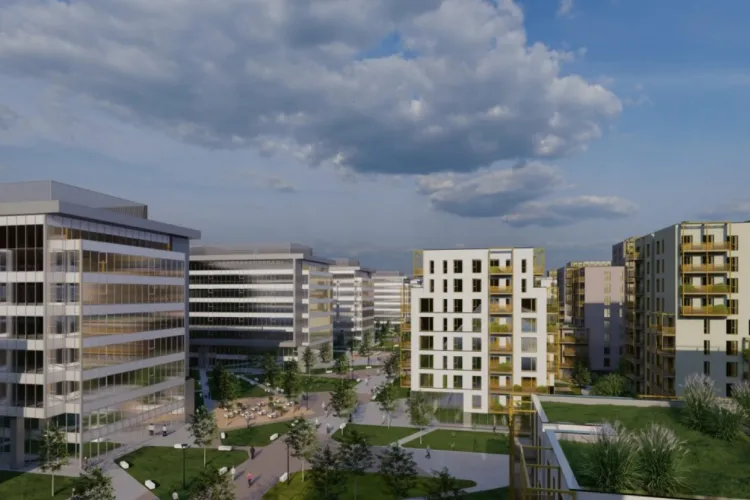 O fostă platformă industrială, o ruină de betoane, devine cel mai „verde” mini-oraș al Clujului „Fără Mașini”: Parcuri, biciclete, clădiri extravagante