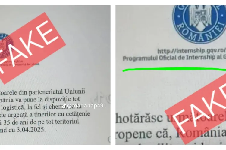 România, victima dezinformării: Guvernul infirmă categoric zvonurile privind implicarea militară. Documentele care circulă sunt falsuri grosolane