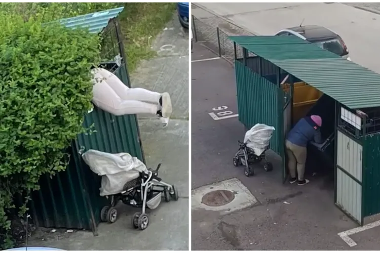 Imagini tot mai frecvente la Cluj: persoane căutând în tomberoane, în plină zi. FOTO/VIDEO
