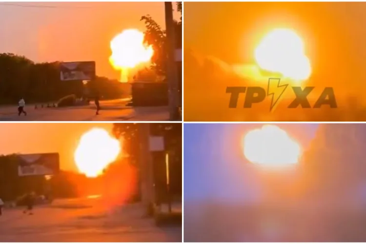 VIDEO. Explozia „misterioasă” care a creat panică în Ucraina. Populația se teme de un atac nuclear tactic din partea Rusiei 