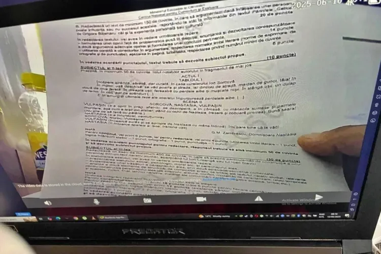 Scandal de proporții la Bacalaureat: Subiectele la Română, fotografiate și distribuite chiar în timpul examenului. Fapta s-a petrecut la Cluj